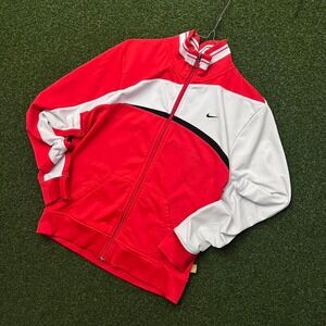 Vintage‎ Y2K Kids Nike Track Zip Up Jacket